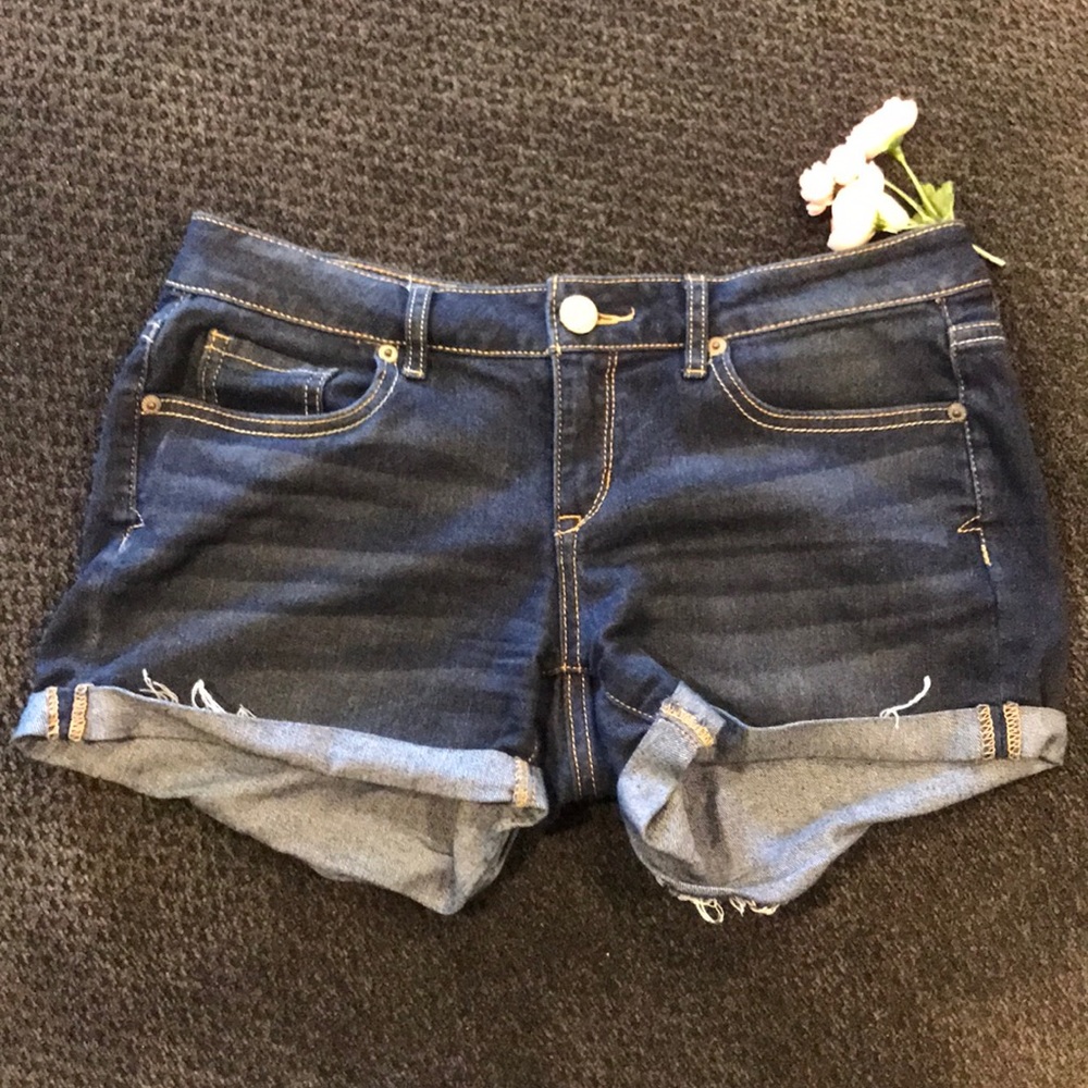 Aeropostale Midi Jean Shorts